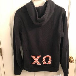 Chi O American Apparel Zip-up hoodie sweatshirt